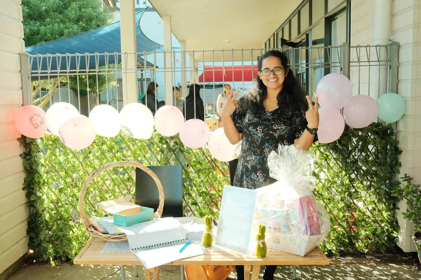Families and children visiting Paramount Grove during the open day.