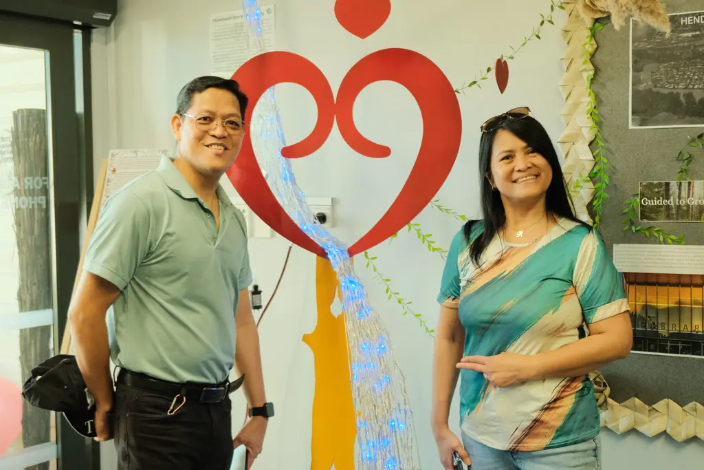 Children engaging in play during Paramount Grove's open day.