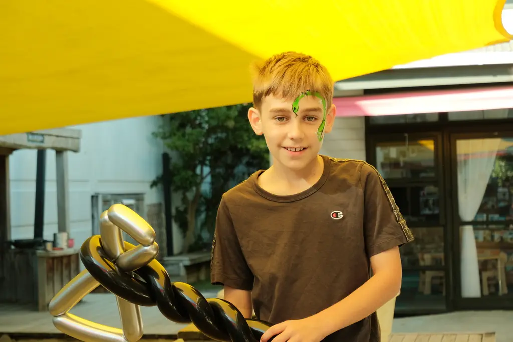 A calm and inviting play space set up for Paramount Grove's open day visitors.