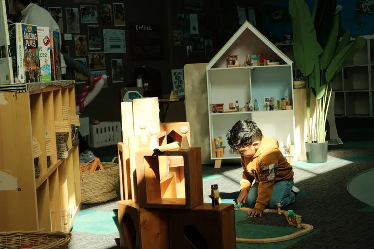 Children and kaiako together at Paramount Grove Early Learning Centre